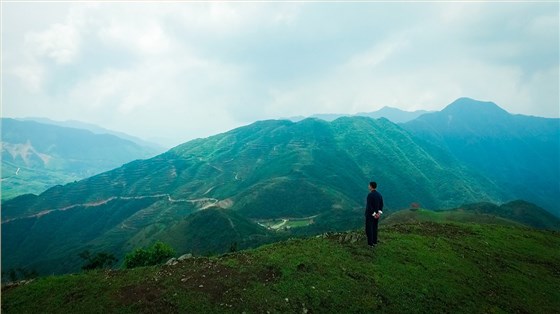 芙蓉山巔冰磧巖